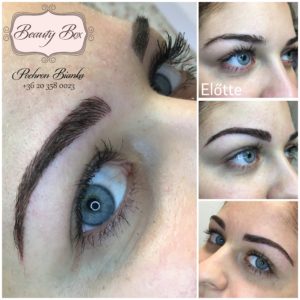 nano szálas szemöldök tetoválás beauty box szombathely