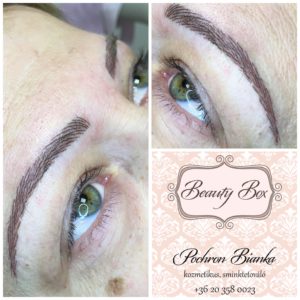 nano szálas szemöldök tetoválás beauty box szombathely
