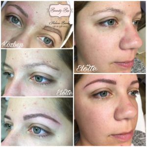 nano szálas szemöldök tetoválás beauty box szombathely