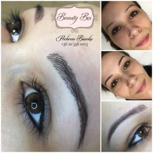 nano szálas szemöldök tetoválás beauty box szombathely