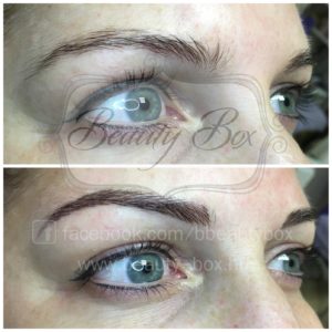 nano szálas szemöldök tetoválás beauty box szombathely